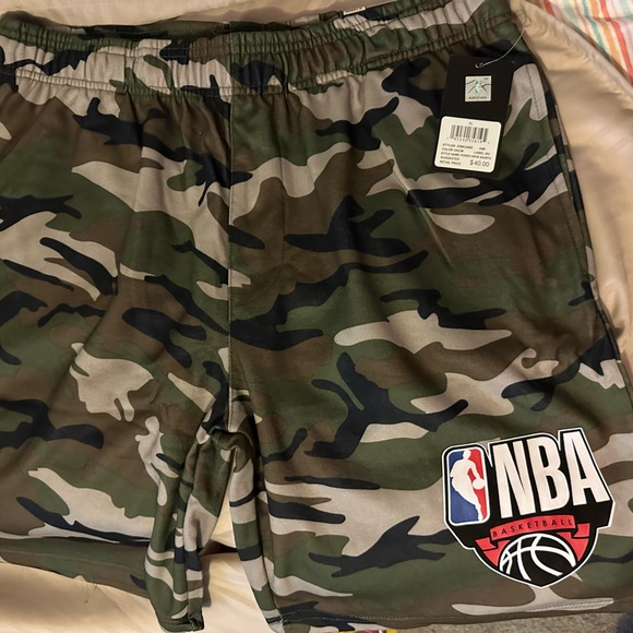NBA Other - NWT NBA basketball shorts size XL with a camo pattern